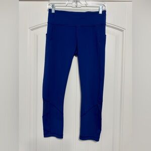 Lululemon Pace Rival Crop in Hero Blue